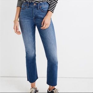Madewell Cali Demi-Boot Jeans in Kemper Wash: Back-Seam Edition
